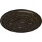 Ekena Millwork Tellson Ceiling Medallion (Fits Canopies up to 6 3/4"), 30 5/8"OD x 2 1/2"P, Stone Hearth CM30TESHF - alternate 3